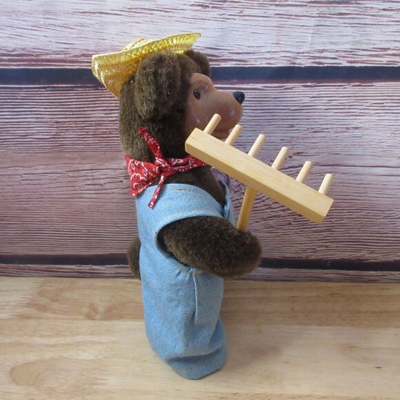 Robert Raikes Floyd Farmer Career 9" Bear Limited Edition  COA Applause 611/5000 - Picture 9 of 11